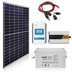 Zestaw zasilania solarnego 385W /12V-230V-2000W / 150Ah